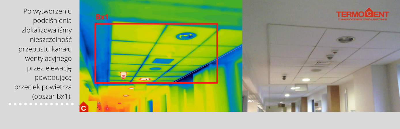 Nieszczelność przepustu kanału wentylacyjnego